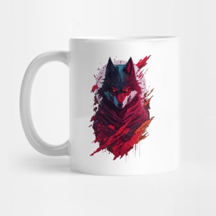 wolf artwork Mug